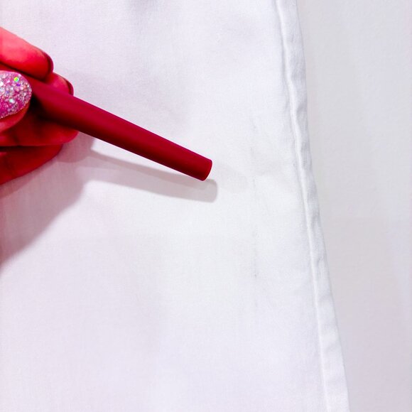 GRENIER White Stretch Bermuda Shorts Mid-Rise Summer Casual | Size 7 * - Picture 6 of 7